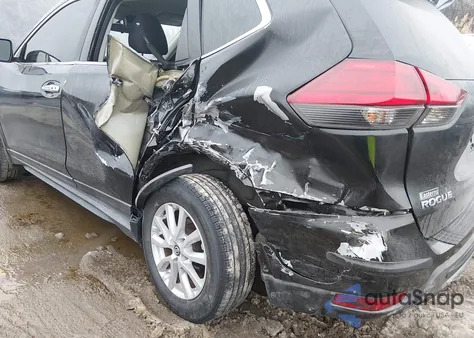 2017 Nissan Rogue Sv z USA, uszkodzony, nr VIN KNMAT2MVXHP609287